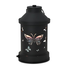 Eandisom Candle Warmer Lamp Timer- Butterfly Candle Warmer lanterns Vintage for Jar Candles Compatible with Candle Large Jar Metal Candle Lamps