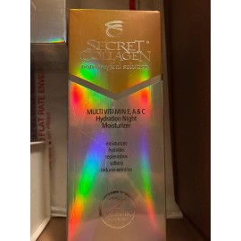 Secret Collagen  Non Surgical Solution Night Moisturizer Hydrates NIB Sealed 1pc