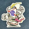 Hipster Crazy Can Sticker Vinyl Retro Vintage 3”