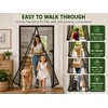 2-Pack Magnetic Door Curtain Automatic Mosquito Closing Door Screen Net