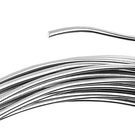 Ideen mit Herz Jewellery Wire, Craft Wire, Aluminium Wire, Thin, 1 mm Wide, 10 m Long (Silver)