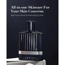 ISA KNOX Age Focus Homme (Face Emulsion, 5.1fl oz) - Hydrating Facial Moisturizer to Soothe and Moisturize Shaving-Irritated Skin for a Refreshing Sensation by LG Beauty. Niacinamide, Adenosine.
