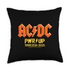 PWR UP World Tour 2024-2025 Full Dateback Throw Pillow