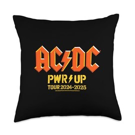 PWR UP World Tour 2024-2025 Full Dateback Throw Pillow
