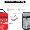 Hangry First Aid Insulated Lunch Bag Portable Reusable Lunch Box