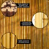 Backyard X-Scapes Natural Bamboo Fencing Decorative Rolled Fence Panel 0.75