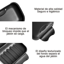 CHENGBAO 2 Piezas Porta Jabón Portátil y Duraderom con Tapa, Jaboneras de Viaje,Jabonera hermética a Prueba de Fugas (Transparente)