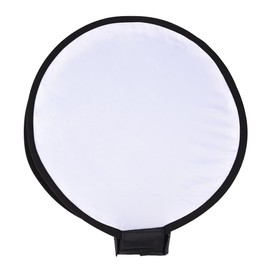 Foldable Flash Diffuser, Mini Portable Round Beauty Dish Speedlite Flash Diffuser Softbox (40cm)