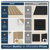 BUBOS 5 Pack Large Acoustic Panels,47.2" X 23.6" Self-Adhesive Acoustical
