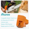Atunee 537286301 455 Chainsaw Clutch Cover with Brake for Husqvarna