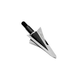 VPA 1 1/8" 2 Blade 200 Grain Right Omega Single Bevel with Bleeders Broadhead, Screw-in, S7 Premium Tool Steel 56-58 Rockwell, 3 Pack, Made in The USA