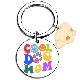 Davrock Dog Mom Stocking Stuffers for Mom Christmas Gifts Mothers Day Gifts for Moms Cool Dog Moms Gift Keychian For Women Pet Owner Gift Christmas Presents for Mother