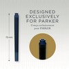 PARKER パーカー クインク カートリッジインク 5本セット ブルーブラック 水性 正規輸入品 1950385