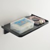 JDYOOMI Acrylic Floating Wall Shelves - Small Stick-on Wall Mounted
