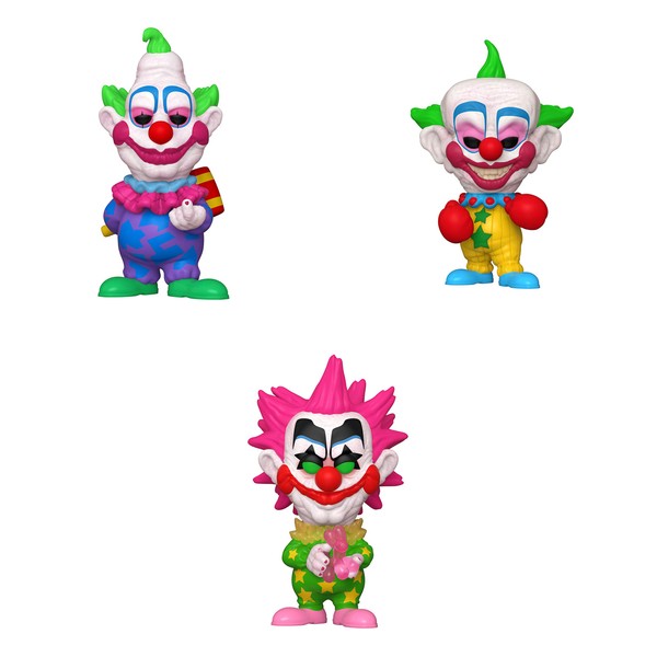 Funko Movies: POP! Killer Klowns from Outer Space Collectors Set - Jumbo, Shorty, Spikey, 3.75 inches