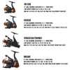 Rigged and Rigged RR 1000 spin reel. Smooth strong durable
