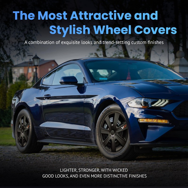 Alpena VR Carbon Vehicle Wheel Covers, Premium European-Made Rim Covers