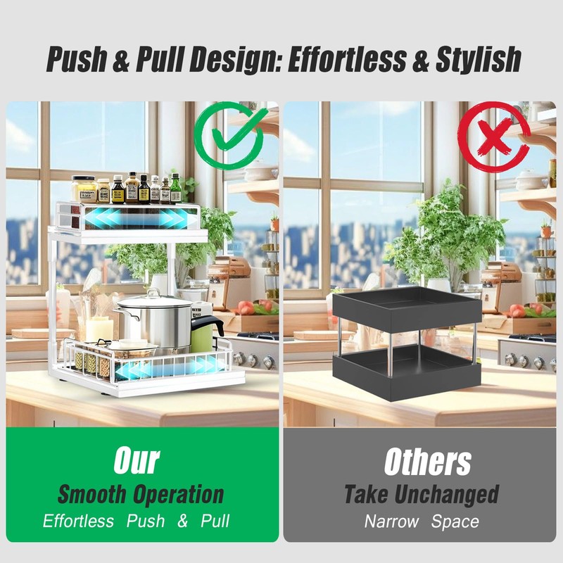 Under Sink Pull Out Organizer, Under Sink Drawers Slide Out