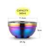 Dongbo Stainless Steel Cereal Bowls: Metal Soup Bowl Sets of