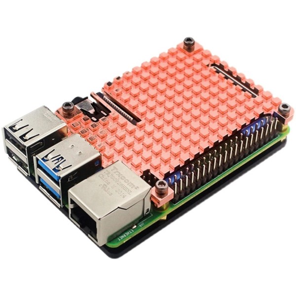Unbranded Thin Pure Copper Heatsink Protective Passive Cooling Case For