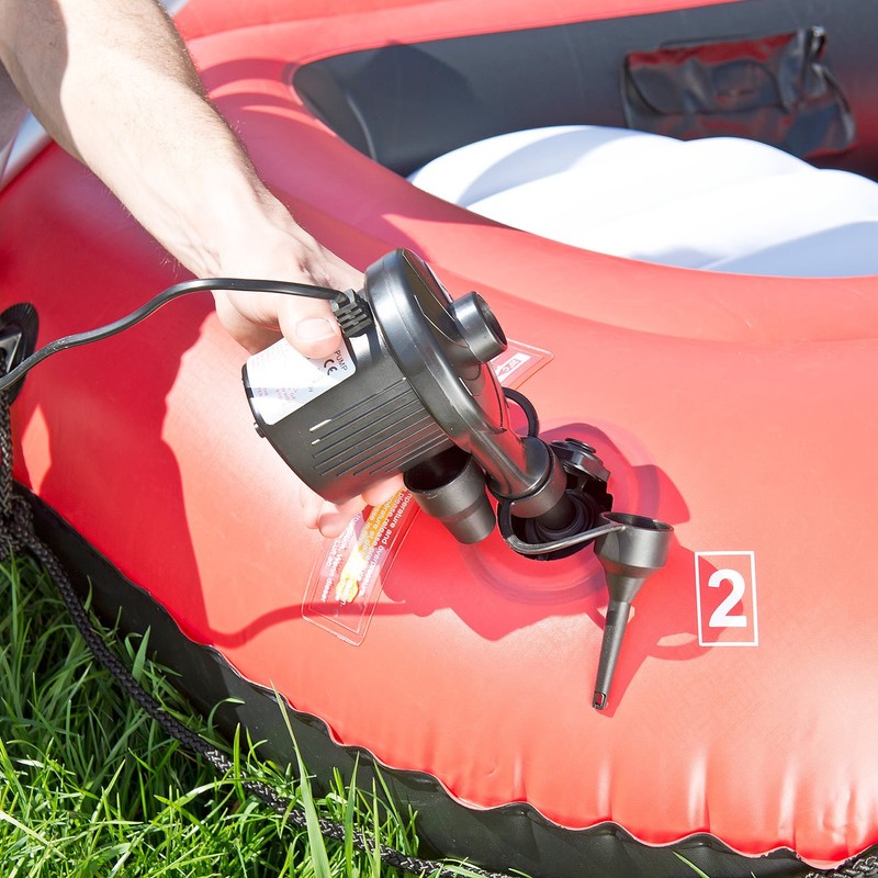 AGT Electric Pump: Electric Fast Air Pump with 3 Attachments