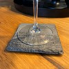 City Coaster Stylish Coaster Slate Engraved Square Hamburg (Landungsbrücken Design)