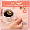 SDMAX 4 Pcs Long Handle Latte Spoon 19 cm Long