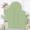 MODFUNS Sage Green Arch Cover 6&6.6&7.2ft Spandex Arch Backdrop Cover