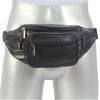 Bum Bag Bum Bag Black Genuine Leather Shoulder Bag, black,