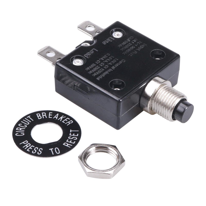 RKURCK Thermal Circuit Breaker 5 Amps, Thermal Overload Protector L1