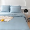Oasis Bamboo Duvet Cover Set Cooling (Blue Moon, Full/Queen)
