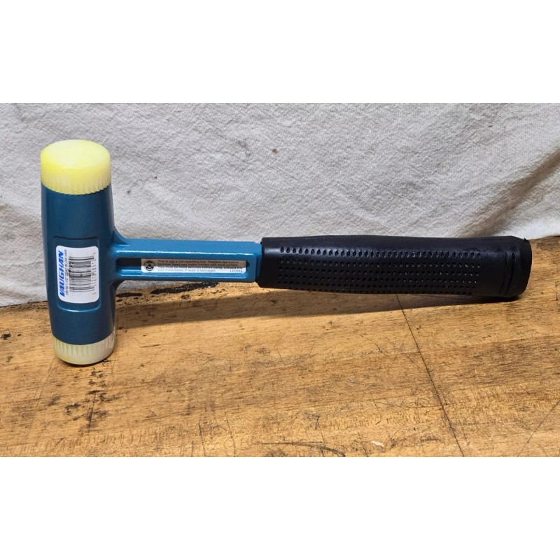 Vaughan PROFESSIONAL Dead Blow Hammer, 1-1/2" Nylon Heads ENGLAND NEW