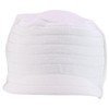 Armycrew Stretchy Top Flat Knitted Visor Beanie Hat - White