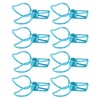 100pcs Binder Clips Cute Cartoon Peach Shape Metal Hollow Tail