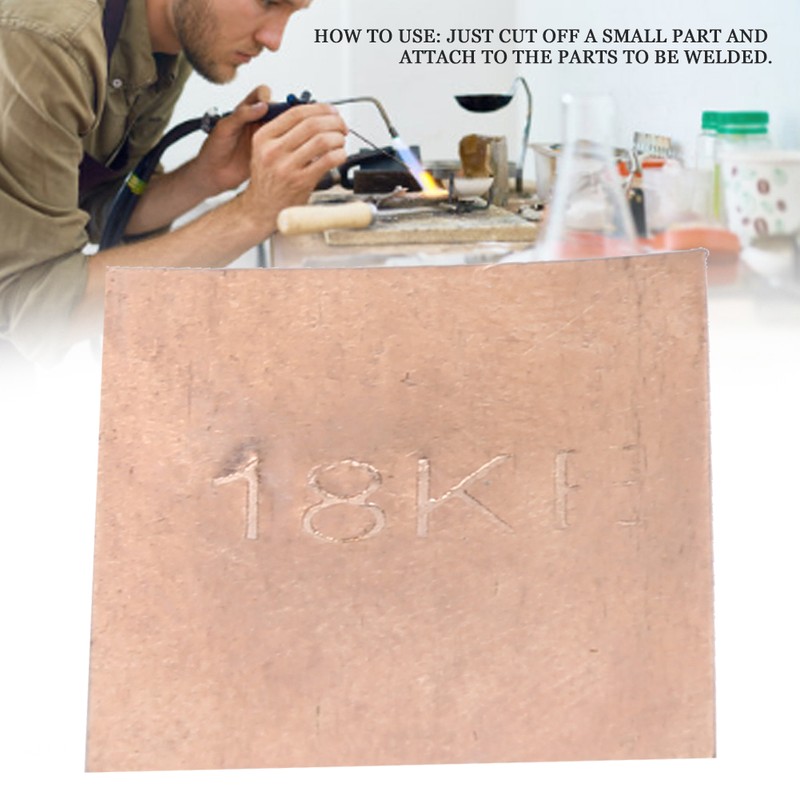18K Rose Gold Solder Plate Jewelry Welding Soldering Plate Jewelry