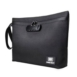 Free Boy 11.8"x8.6"Smell Proof Bags,Odor Proof Bag with Combination Lock,Smell Odor Case Container