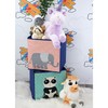 Set of 4 Animal Design Storage Boxes Foldable Toy Chest
