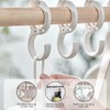 KSBBHDS Pack of 10 Adjustable Hooks, Coat Hooks, Plastic Hooks,