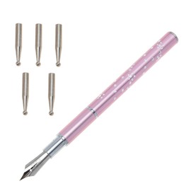 Ipetboom 1 Set Nail Art Drawing Pens Pen Points Nail Dotting Tools for Home Salon Easy DIY Nail Designs Durable
