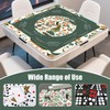 32.5" American Mahjong Mat with Carrying Bag Rolled No-Crease Green