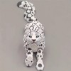 Aiyoushang 3D Printed Snow Leopards, Snow Leopard Figurine, Perform Tabletop