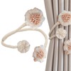 Cute Curtains Tiebacks | Artificial Twist Bough Flower Curtains Holdbacks