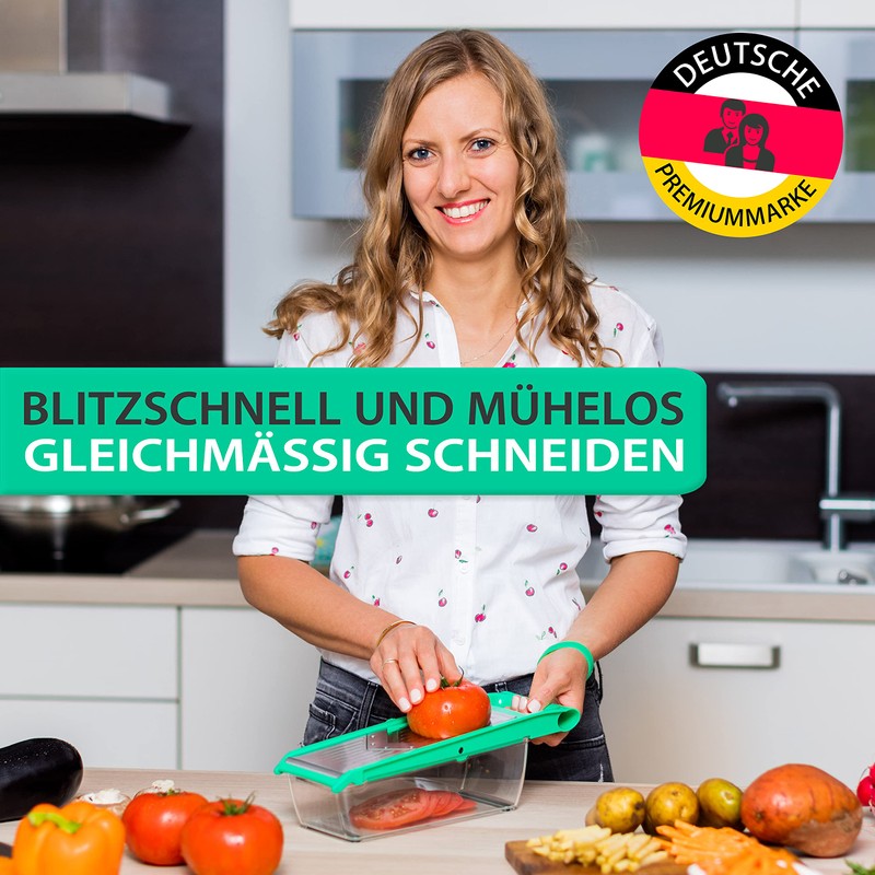 freegreen® Germany Fruit and Vegetable Slicer Made of Stainless Steel