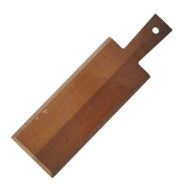 Fackelmann 521779 Bevelled Edge Board, Wood, Brown, 39 x 12 x 1.1 cm