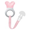 Mini Cooler Teether with Clip, Girl, 2+ Months, 1-Count