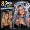 Cera Para Pintar Cabello, Tinte Temporal Para Cabello (Gris)