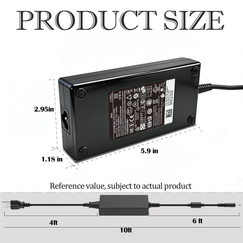 180W 9.23A Laptop Charger for Dell Precision 7780 7680 7670