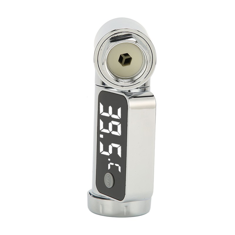 LED Display Water Shower Thermometer Rotatable Screen Waterproof Easy to