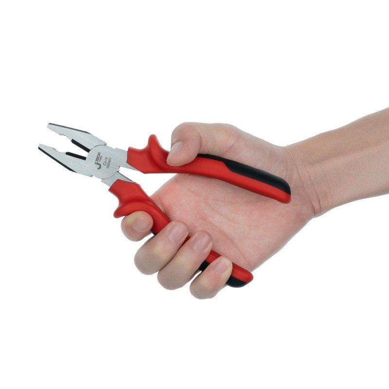 Jetech 7-1/2 Inch Heavy-Duty Combination Pliers – Precision Hardened Cutting