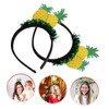 FOMIYES 2pcs Hawaiian Fruit Pineapple Headband Hair Accessory Festive Party